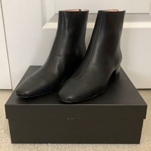 J. Crew Basic Leather Roxie Boot Cap Toe